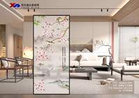 Panel de Vidrio Laminado con Diseño Estereoscópico, Vidrio Artístico de Color Personalizado para Hoteles, Villas, Vestíbulos, Uso Moderno y Duradero