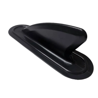 Kit de gouvernail de kayak noir avec aileron central détachable, aileron de suivi, planche Watershed pour planche à pagaie debout SUP, planche de surf
