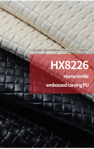 Nhà Dệt Dệt Phong Cách Nổi Khắc PU Da Lớp 5A Nấm Mốc Kháng Vải 5Mm Dệt Dập Nổi Cho Mềm Mại Túi Sofa - Product Image 3