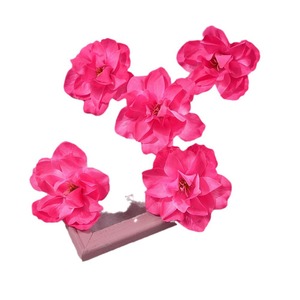 Ramo de Flores Artificiales de Aeonium, 5 Cabezas, Pétalos Dobles, Decoración Floral para Bodas - Product Image 5