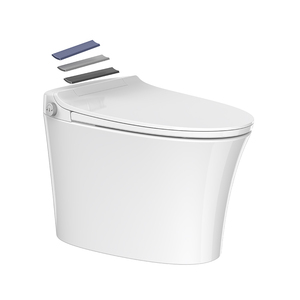WC intelligent intégré TA-X568DF TEJJER, céramique blanche, montage au sol, réservoir d'eau intégré, ouverture et fermeture automatiques du couvercle, utilisation hôtelière - Product Image 4