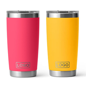 Magnetic Lid Slider 20oz Eco-Friendly 304 Stainless Steel Double Wall Insulated Vacuum <b>Coffee</b> Mug Tumbler 6-12 Hours Thermal - Product Image 2