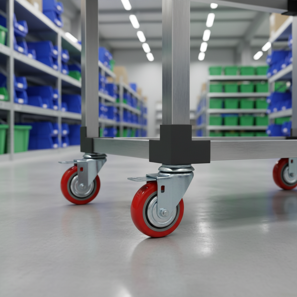 Hot Sales Medium Duty Trolley Red Swivel 3 Inch Pu Polyurethane Swivel Pvc Caster Wheel 4 Inch with Iron Cover