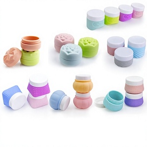 Juego de Dispensadores de Viaje de Silicona Minimalistas Modernos al por Mayor de Fábrica, Caja de Almacenamiento Mini para Muestras de Crema/Loción, Dispensador a Prueba de Polvo - Product Image 1