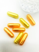 Capsules vides taille 00, perles colorées, gélatine certifiée halal, HPMC, capsules GMP