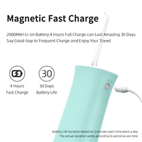 Rechargeable Voyage OEM Électrique 170mL Soie Dentaire Jet Dentaire Nettoyage Pick Eau Fil Dentaire Dentaire