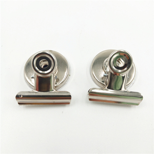 Personnalisé Argent Réfrigérateur Magnétique Papier Bouledogue Clips Titulaire - Product Image 4