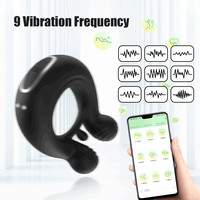 Vibrierender Penisring für Männer Klitoris-Verzögerungsring Hodenstimulator Sexspielzeug für Männer Penisring Paarvibrator