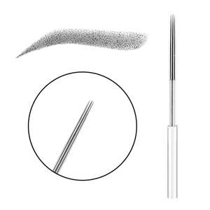 <span class=keywords><strong>Aiguille</strong></span> Semi-permanente <span class=keywords><strong>BD</strong></span> à sourcils, outil manuel de bonne qualité, Ultra-<span class=keywords><strong>fine</strong></span>, pour le rasage des sourcils, Kit de microblading, 1 pièce - Product Image 1