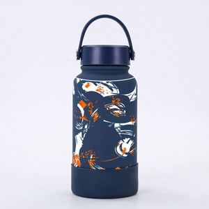 Pengocok Gym baja antikarat kustom saringan Fitness 1,5 liter untuk topan kotak Logo bawah melengkung botol air pengurang - Product Image 6