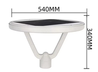 Lampadaire solaire LED UFO tout-en-un IP66 étanche pour routes et jardins