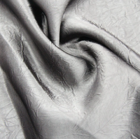 Tissu froissé imitation acétate en polyester de haute qualité, lisse, résistant à l'eau et aux plis, pour blouses et robes d'extérieur