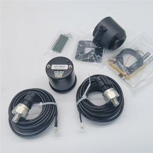 Jauge de pression de Suspension pneumatique de voiture numérique Ruian Capteurs de fil de 5 mètres Double affichage 52mm <span class=keywords><strong>Air</strong></span> Ride <span class=keywords><strong>Air</strong></span> Press Red-Psi(Dual) - Product Image 2