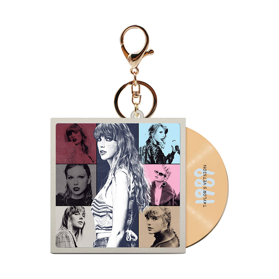 Taylor Swift Album CD Record Keychain - Party High Jewelry