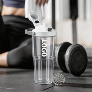 Botella Deportiva de Plástico Reutilizable de 650 ml con Logotipo Personalizado, Ecológica, a Prueba de Fugas, con Asa de Transporte para Gimnasio al Aire Libre, Venta al Por Mayor - Product Image 1