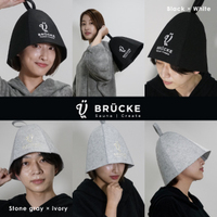 Gorro de Sauna de Fieltro Reciclado Ecológico Negro Mate, Venta al por Mayor, Logotipo Personalizado, Directo de Fábrica, Gorro para Baño de Vapor y Spa