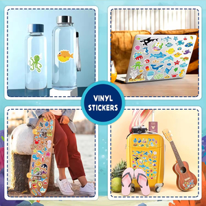 Autocollants en feuille de requin mignons en gros, imperméables, kawaii, logo OEM personnalisé, autocollants de voiture en 3D amovibles, cadeaux <span class=keywords><strong>pour</strong></span> enfants, bricolage - Product Image 3