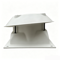 1460 #   Ventilateurs extracteurs résistants à la corrosion chimique et imperméables pour entrepôts industriels en FRP, à montage sur toit