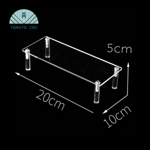 Support d'affichage en acrylique transparent TOMATO, adapté aux comptoirs de vente au détail, aux salons professionnels, aux bureaux, à l'organisation de la maison, aspect cristallin - Product Image 1