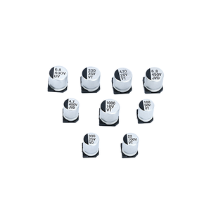 Tần số cao, điện trở thấp, điện áp cao thông qua lỗ bề mặt gắn kết tụ điện điện phân nhôm, tụ siêu Farad - Product Image 3