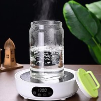 Bocal en verre moderne à large ouverture, hermétique, écologique, en borosilicate haute résistance, pour le stockage en cuisine des noix, des épices et du café