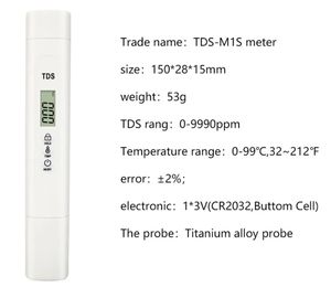 Hochwertiger tragbarer TDS-Meter-<span class=keywords><strong>Tester</strong></span> in reiner weißer Farbe für die Aquarien hydro ponik - Product Image 3