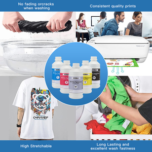 Nhà Máy Giá 1000ml Cmyk truyền nhiệt dệt in trắng dtf mực cho Epson i3200 xp600 1390 4720 dx5 L1800 máy in - Product Image 2