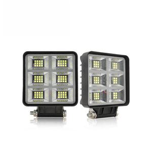 Venta al por Mayor de Faros LED Cuadrados de Alta Potencia de 12V 144W 72smd, Luz Antiniebla de Conducción de 36MM, Luz de Trabajo LED de 4 Pulgadas W-42 con 2 Años de Garantía - Product Image 1