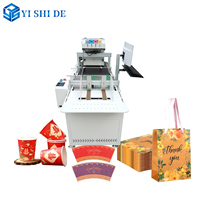 Imprimante Numérique Jet d'Encre Automatique Monopasse pour Sacs en Papier, Gobelets, Ventilateurs et Sacs Kraft – Machine d'Impression Monophasée pour Boîtes en Carton