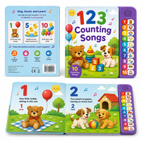 Libro de Sonidos Interactivo para Niños al por Mayor, Libro Educativo Personalizado con Botones Musicales para el Aprendizaje Preescolar