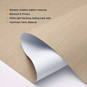Stores enrouleurs <span class=keywords><strong>sans</strong></span> fil Persilux Blackout, rayures tissées naturelles, aspect bambou, isolation thermique, occultation - Product Image 2