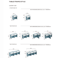 Bureau debout électrique - Bureau de bureau commercial modulaire moderne avec montage facile et table réglable en hauteur