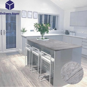 DeliveryStone OEM Île de cuisine préfabriquée Dessus en pierre de marbre - Product Image 1