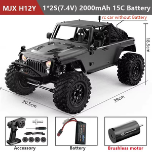 Mjx H12Y <span class=keywords><strong>Rc</strong></span> Rock <span class=keywords><strong>Crawler</strong></span> <span class=keywords><strong>1</strong></span>:<span class=keywords><strong>12</strong></span> a Escala Completa, Coche de Control Remoto Todoterreno con Carrocería de Aleación de Aluminio y Motor sin Escobillas para Adultos - Product Image 1