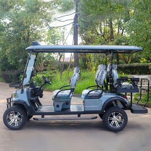 로베타 핫세일 오프로드 도로주행 가능 48V 72V 리튬 배터리 카트 자동차 버기 6인승 전기 골프 카트 - Product Image 4