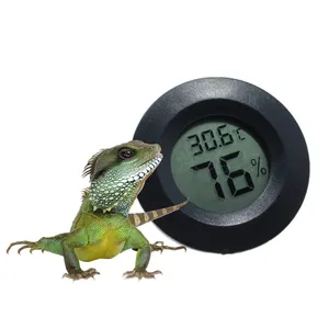 mini indoor digital thermometer hygrometer temperature and humidity meter gauge with probe for incubator reptile plant Terrarium