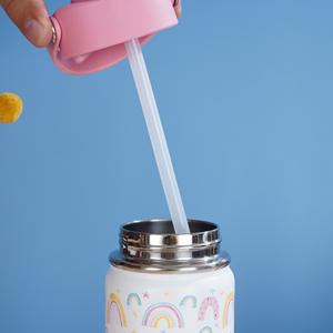 Large Capacity Children's Thermoses Cup Funny Flask Stainless Steel Water <strong>Bottle</strong> Kids with Straw <strong>Baby</strong> Cups <strong>Adult</strong> Kawaii Cups - Product Image 5