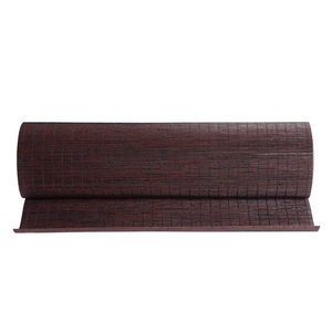 Lacquered bamboo woven tea mat, handmade Chinese retro bamboo curtain, Zen-inspired tea mat, table runner, tea ceremony - Product Image 5