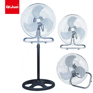 Ventilateur sur pied 3-en-1 de 16/18 pouces avec 3 pales en fer et commande mécanique pour hôtels et foyers – Mexique, Amérique du Sud - Product Image 1