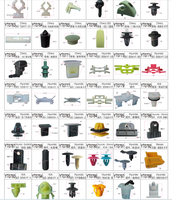 Garniture de panneau de porte de voiture automatique pompe d'aile pince en plastique nylon vis rivets clips pour pare-chocs de voiture universel garnitures d'aile retenue