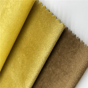 100% Polyester Holland Velvet Warp Knitted Plain Ademend Middelzwaar <span class=keywords><strong>Sofa</strong></span> Stof 230g/m² - Product Image 5