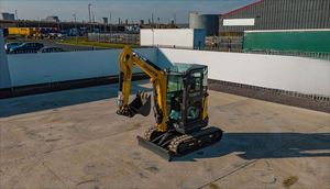 Mini-excavatrice sur chenilles Shantui SE27SR SE17SR de 2,8 tonnes, petite pelle mécanique en excellent état avec moteur Yanmar - Product Image 3
