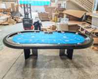 YH Poker Club Table de poker professionnelle Casino Texas Jeu de jeu Table Produit de divertissement
