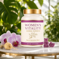 Gummies Vitalité pour Femmes - Produits de Beauté pour Adultes Naturels et Sans Gluten