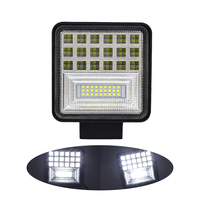 4 pulgadas 126W cuadrado LED luz de trabajo conducción 4x4 accesorios lámpara todoterreno para Lada 4x4 todoterreno ATV camión Tractor barco 12V 24V