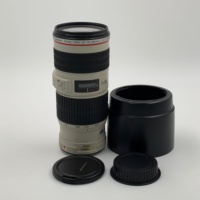 Objectif zoom de marque d'occasion de haute qualité, original, HD, anti-vibration, EF 70-200 mm F/4L IS USM, objectif zoom plein format de la série L