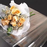 Papier floral carré non couché en pâte vierge mixte, écologique, recyclable, transparent, spécial, qualité professionnelle, directement de l'usine