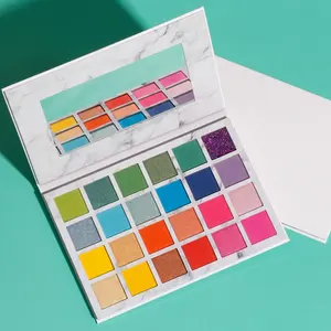 L89 Neueste Bestseller Lidschatten-Kosmetik OEM Private Label Großhandel Neues Design Make-up Gepresster Glitzer-Lidschatten-Palette - Product Image 1