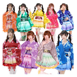 Populaire Bliss Pure <span class=keywords><strong>Land</strong></span> Dress Lovelive Summer Festival Yukata Dress Awakens Makii Kaikiko Kimono japonais avec accessoires - Product Image 1