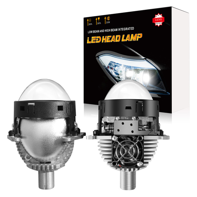 2023 Newest Short High Brightness Mini H4 H7 9005 Bi-led Lhd Rhd 6000K Bi Led Projector Lens